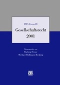 Cover: Gesellschaftsrecht 2001 - RWS