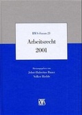 Cover: Arbeitsrecht 2001 - RWS