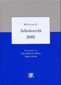 Enlarge image Cover: Arbeitsrecht 2001 - RWS