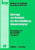 Cover: Beitr&auml;ge zur Didaktik der Berufsbildung Benachteiligter - Holland + Josenhans