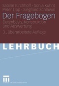 Cover: Der Fragebogen - VS Verlag f&uuml;r Sozialwissenschaften