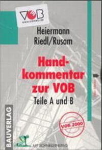 Enlarge image Cover: Handkommentar zu VOB - Bauverlag BV GmbH