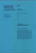 Cover: &Uuml;bungss&auml;tze zu Teil IV der Meisterpr&uuml;fung mit L&ouml;sungsvorschl&auml;gen - Holzmann Medien
