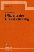 Cover: Effizienz der Alterssicherung - Physica