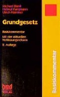 Cover: Grundgesetz - Bund-Verlag