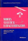 Cover: Modern Analytical Ultracentrifugation - Birkh&auml;user Verlag GmbH