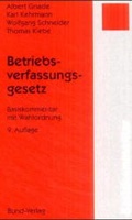 Cover: Betriebsverfassungsgesetz - Bund-Verlag