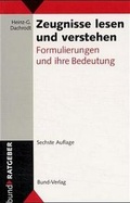 Cover: Zeugnisse lesen und verstehen - Bund-Verlag