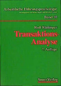 Enlarge image Cover: Transaktions-Analyse - Sauer, I H