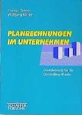 Cover: Planrechnungen im Unternehmen - Sch&auml;ffer-Poeschel