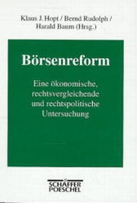 Enlarge image Cover: Börsenreform - Schäffer-Poeschel