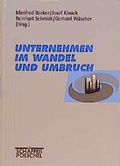 Cover: Unternehmen im Wandel und Umbruch - Sch&auml;ffer-Poeschel