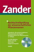 Cover: Zander - Rechtschreibpr&uuml;fung der wissenschaftlichen Pflanzennamen - Verlag Eugen Ulmer