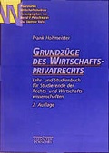 Cover: Grundz&uuml;ge des Wirtschaftsprivatrechts - Sch&auml;ffer-Poeschel