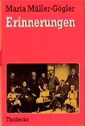 Cover: Erinnerungen - Jan Thorbecke Verlag