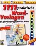 Cover: 1111 Word-Vorlagen-High Power Edition - Apollo Medien