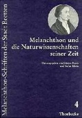 Cover: Melanchthon und die Naturwissenschaften seiner Zeit - Jan Thorbecke Verlag