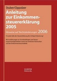 Abbildung von: Anleitung zur Einkommensteuererklärung 2005 - Schäffer-Poeschel
