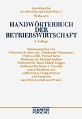 Cover: Handw&ouml;rterbuch der Betriebswirtschaft - Sch&auml;ffer-Poeschel
