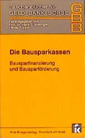 Cover: Die Bausparkassen - Knapp, Fritz