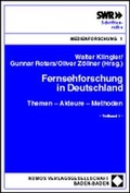 Cover: Fernsehforschung in Deutschland - Nomos