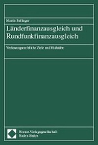 Enlarge image Cover: Länderfinanzausgleich und Rundfunkfinanzausgleich - Nomos