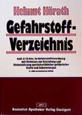 Cover: Gefahrstoff-Verzeichnis - Deutscher Apotheker Verlag