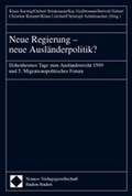 Cover: Neue Regierung - neue Ausl&auml;nderpolitik? - Nomos