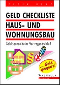 Cover: Geld Checkliste Haus- und Wohnungsbau - Walhalla