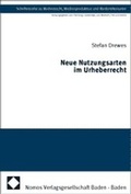 Cover: Neue Nutzungsarten im Urheberrecht - Nomos