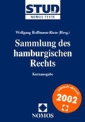 Cover: Sammlung des hamburgischen Rechts - Nomos