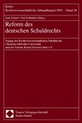 Cover: Reform des deutschen Schuldrechts - Nomos