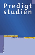 Cover: Predigtstudien - Kreuz Verlag