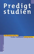 Cover: Predigtstudien - Kreuz Verlag