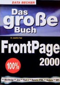 Cover: FrontPage 2000 - Data Becker