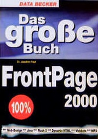 Enlarge image Cover: FrontPage 2000 - Data Becker