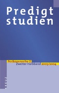 Cover: Predigtstudien - Kreuz Verlag