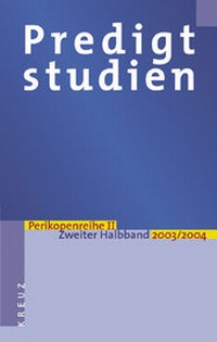 Enlarge image Cover: Predigtstudien - Kreuz Verlag