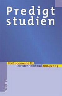 Enlarge image Cover: Predigtstudien - Kreuz Verlag