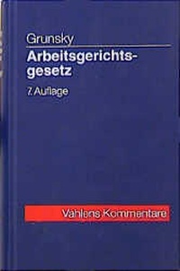 Enlarge image Cover: Arbeitsgerichtsgesetz - Vahlen