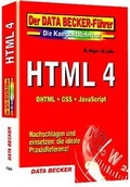 Cover: HTML 4 - Data Becker