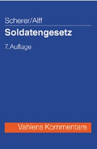 Enlarge image Cover: Soldatengesetz - Vahlen