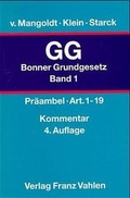 Cover: Das Bonner Grundgesetz - Vahlen