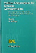 Cover: Vahlens Kompendium der Betriebswirtschaftslehre - Vahlen