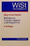 Cover: Statistische Formeln, Tabellen und Programme - Vahlen