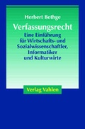 Cover: Verfassungsrecht - Vahlen