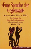 Cover: Eine Sprache der Gegenwart - Schott Music