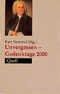 Cover: Unvergessen - Gedenktage 2000 - Evangelischer Verlag Stuttgart