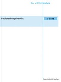 Cover: Schimmelpilzbildung bei Dach&uuml;berst&auml;nden und an Holzkonstruktionen. - Fraunhofer IRB Verlag