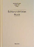 Cover: Editionsrichtlinien Musik - B&auml;renreiter